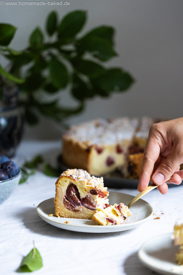 Bester Zwetschgen-Streusel-Käsekuchen - fruchtig, cremig und knusprig