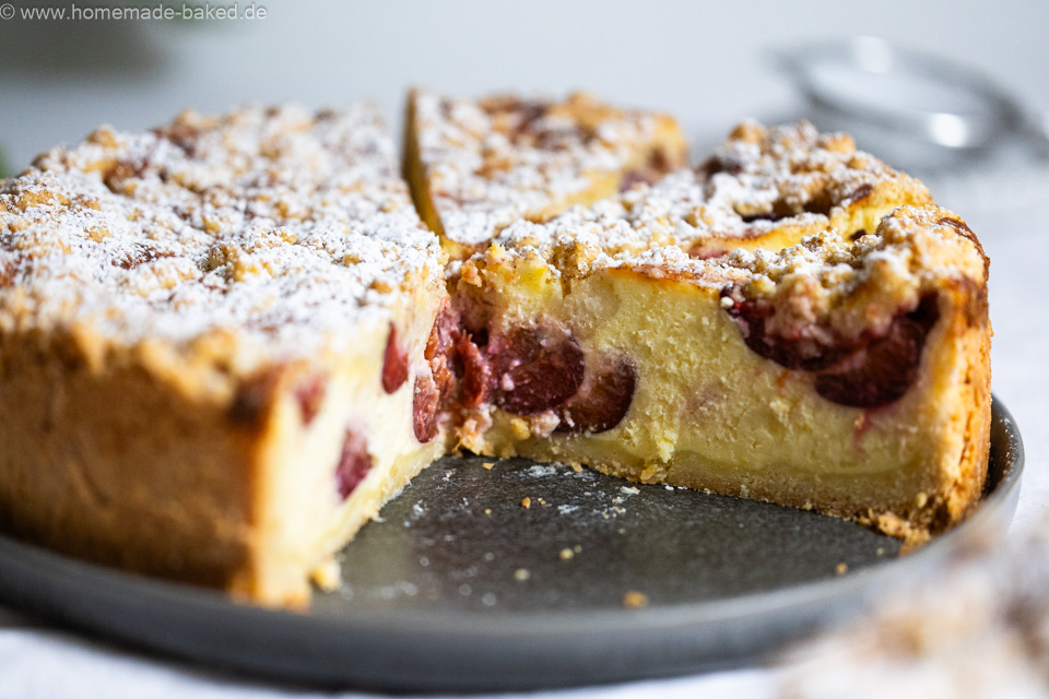 Bester Zwetschgen-Streusel-Käsekuchen - fruchtig, cremig und knusprig