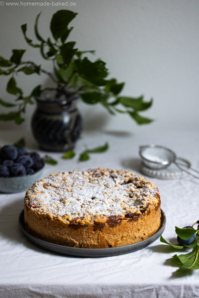 Bester Zwetschgen-Streusel-Käsekuchen - fruchtig, cremig und knusprig
