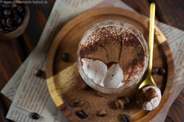 Kaffee-Quark-Creme: Blitzschnelles Quarkdessert mit Espresso aus nur 5 Zutaten