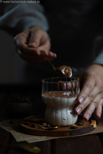 Kaffee-Quark-Creme: Blitzschnelles Quarkdessert mit Espresso aus nur 5 Zutaten