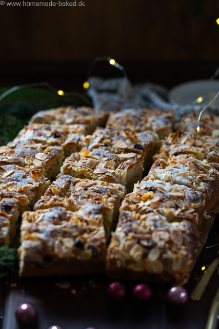 Butterstollen-Kuchen vom Blech – Saftig, aromatisch & perfekt für die Adventszeit