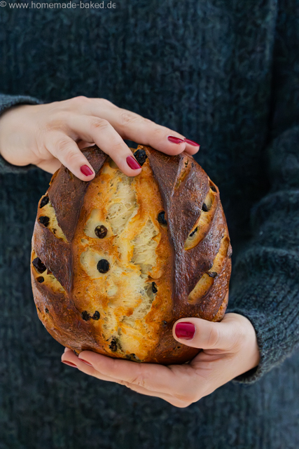 Julebrød oder Julekaka – Norwegisches Weihnachtsbrot mit Rosinen & Kardamom