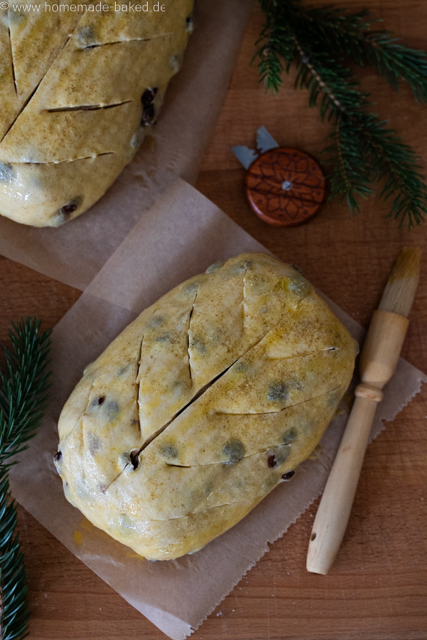 Julebrød oder Julekaka – Norwegisches Weihnachtsbrot mit Rosinen & Kardamom