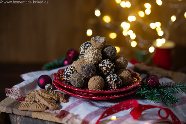 Zweierlei Spekulatiuspralinen - Einfaches Last Minute Geschenk aus der Küche