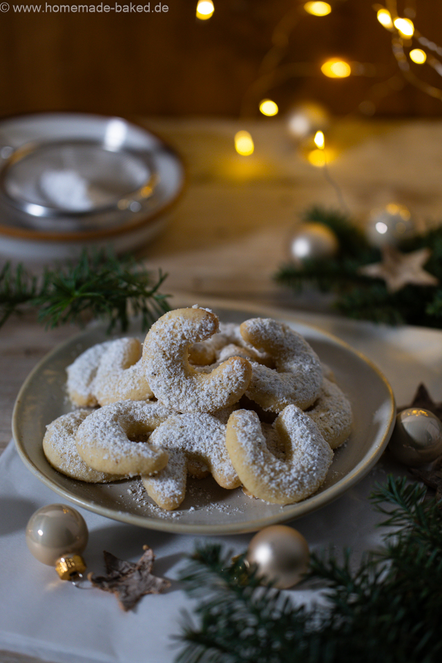 Zarte Vanillekipferl ohne Ei - Ein echter Plätzchenklassiker