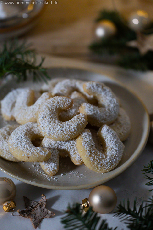Zarte Vanillekipferl ohne Ei - Ein echter Plätzchenklassiker