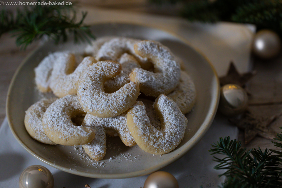 Zarte Vanillekipferl ohne Ei - Ein echter Plätzchenklassiker