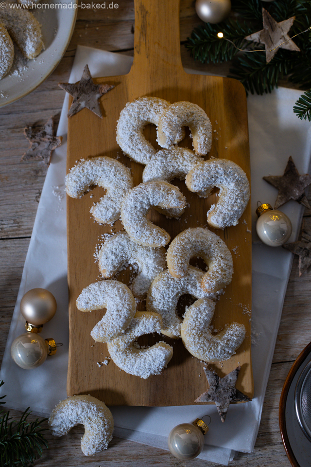 Zarte Vanillekipferl ohne Ei - Ein echter Plätzchenklassiker